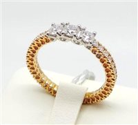 Ring Salvini Woman in Gold Diamante 0.98 Ct 72042358 270-14 - 72042358 270-14